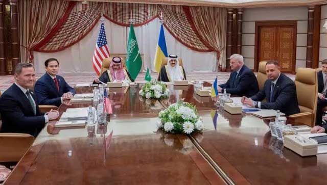 সৌদি আরবের মধ্যস্থতায় মার্কিন ও ইউক্রেনিয় কর্মকর্তাদের বৈঠক। ছবি: ডয়চে ভেলে