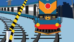 রেলক্রসিংয়ে ব্যারিকেডের নিচ দিয়ে যাওয়ার চেষ্টা, রাজশাহীতে ট্রেনের ধাক্কায় দুজন নিহত