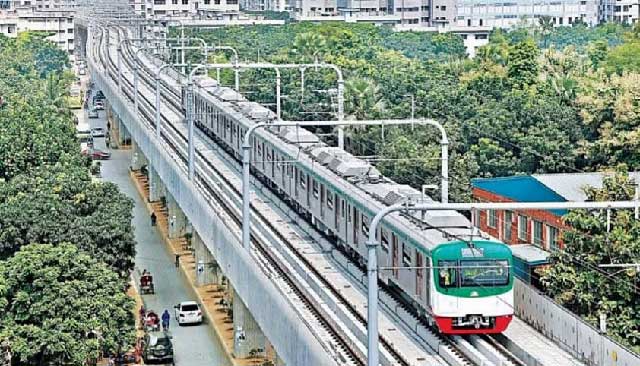 মেট্রোরেল। ফাইল ছবি