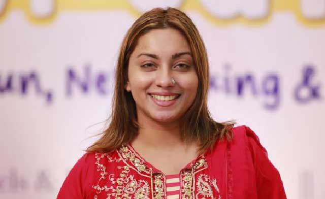 মডেল মেঘনা আলম। ছবি: মেঘনা আলমের ফেসবুক পেজ থেকে নেওয়া