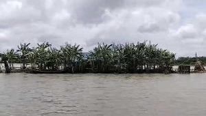 পটুয়াখালীতে টানা ভারী বর্ষণ, সাগর উত্তাল