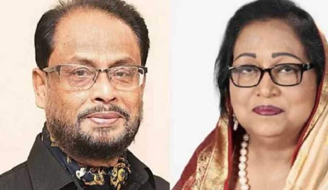 জিএম কাদের ও শেরিফা কাদের। ছবি: সংগৃহীত