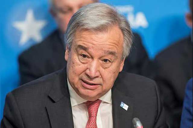 জাতিসংঘ মহাসচিব আন্তোনিও গুতেরেস। ছবি: রয়টার্স