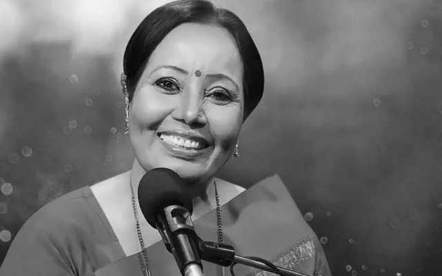 কণ্ঠশিল্পী জীনাত রেহানা। ফাইল ছবি