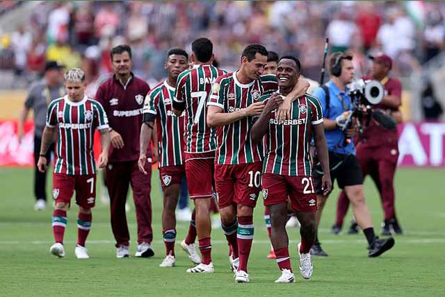 প্রথম দল হিসেবে ক্লাব বিশ্বকাপে সেমিফাইনাল নিশ্চিত করল ফ্লুমিনেন্স। ছবি: এএফপি