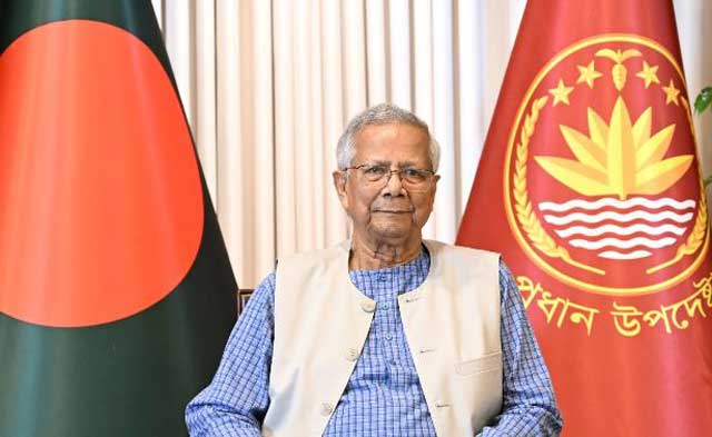 প্রধান উপদেষ্টা ড. মুহাম্মদ ইউনূস। ছবি: প্রধান উপদেষ্টার প্রেস উইং