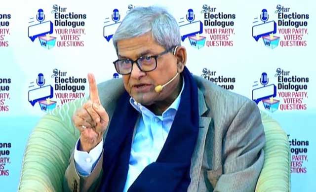 অনুষ্ঠানে বক্তব্য দিচ্ছেন বিএনপি মহাসচিব মির্জা ফখরুল ইসলাম আলমগীর। ছবি: সংগৃহীত