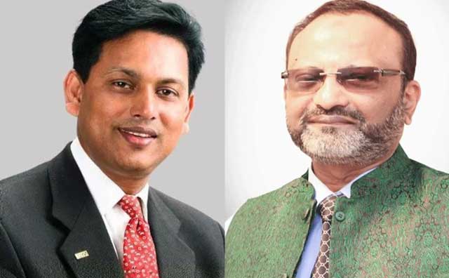 শিক্ষামন্ত্রী ড. আ ন ম এহছানুল হক মিলন ও ঢাকা বিশ্ববিদ্যালয়ের উপাচার্য ড. নিয়াজ আহমদ খান। ছবি: সংগৃহীত