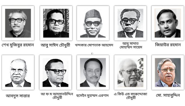পূর্ণ মেয়াদ শেষ করতে না পারা ১০ রাষ্ট্রপতি। ছবি: কোলাজ