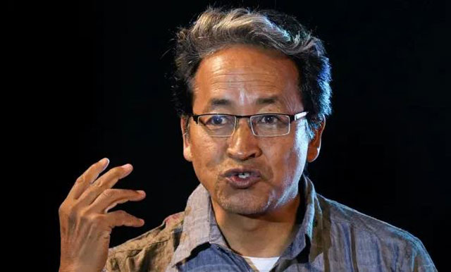 সমাজকর্মী সোনম ওয়াংচুক। ছবি: সংগৃহীত