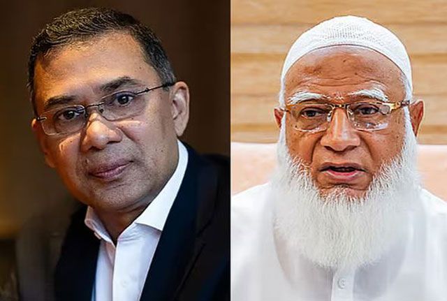প্রধানমন্ত্রী তারেক রহমান ও বিরোধীদলীয় নেতা শফিকুর রহমানছবি: সংগৃহীত