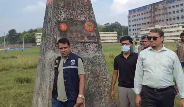 দীপকে নিয়ে তুরাগ নদ সংলগ্ন ঘটনাস্থল পরিদর্শন করে পিবিআই। ছবি: ভিডিও থেকে নেওয়া