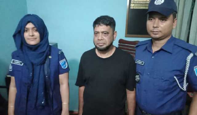 যৌথ বাহিনীর অভিযানে গ্রেফতার আব্দুল হামিদ ওরফে পাগলা হামিদ। ছবি: সংগৃহীত