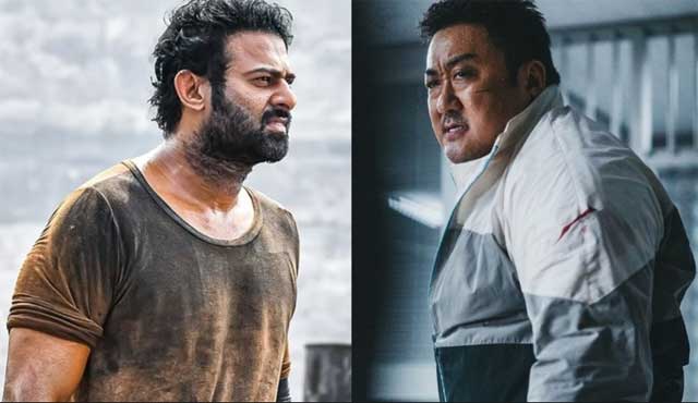 প্রভাস  ও ডন লি । ছবি: সংগৃহীত