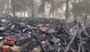 পটুয়াখালীতে বাড়িতে আগুন পরিকল্পিত দাবি কন্টেন্ট ক্রিয়েটর কাফির