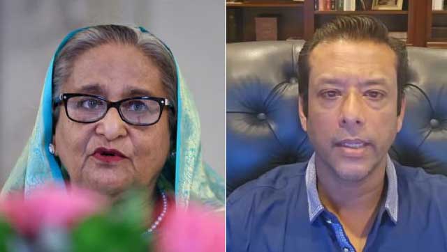 শেখ হাসিনা ও তার ছেলে সজীব ওয়াজেদ জয়। ছবি: সংগৃহীত