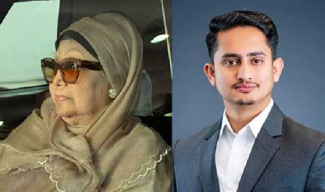 খালেদা জিয়া ও সারজিস আলম। ছবি : সংগৃহীত