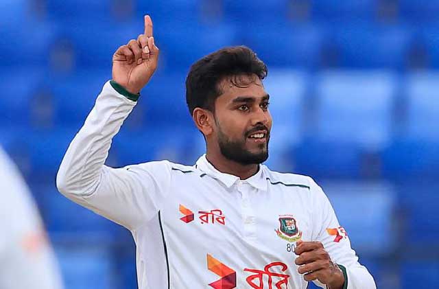 মেহেদী হাসান মিরাজ এখন টেস্টে বিশ্বের দ্বিতীয় সেরা অলরাউন্ডার। সংগৃহীত
