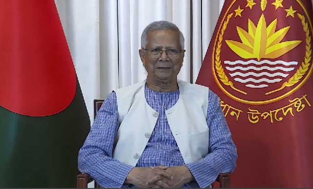 প্রধান উপদেষ্টা প্রফেসর ড. মুহাম্মদ ইউনূস। ছবি: প্রেস উইং