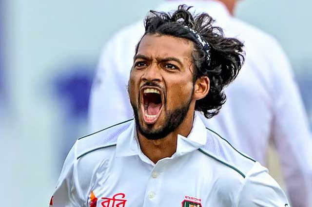 বংলাদেশের টেস্ট অধিনায়ক নাজমুল হোসেন। এএফপি