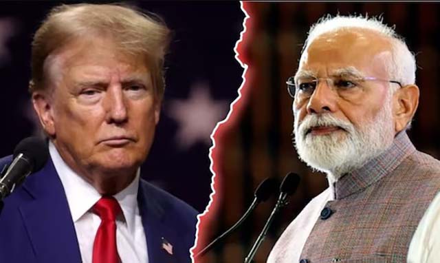 যুক্তরাষ্ট্রের প্রেসিডেন্ট ডোনাল্ড ট্রাম্প ও ভারতের প্রধানমন্ত্রী নরেন্দ্র মোদি। ফাইল ছবি