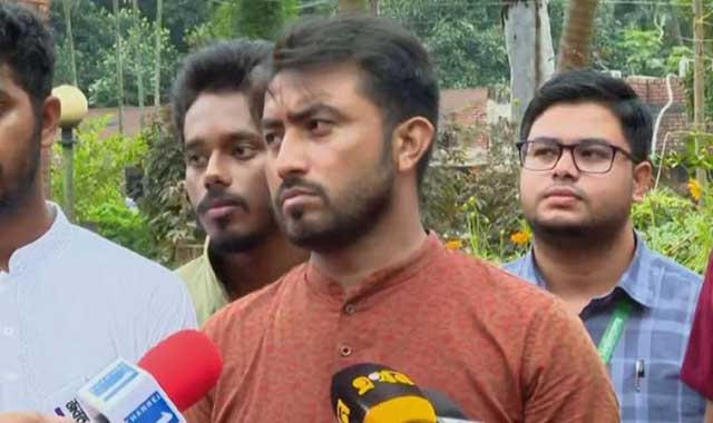 জাকসুর নতুন ভিপি আব্দুর রশিদ জিতু। ফাইল ছবি